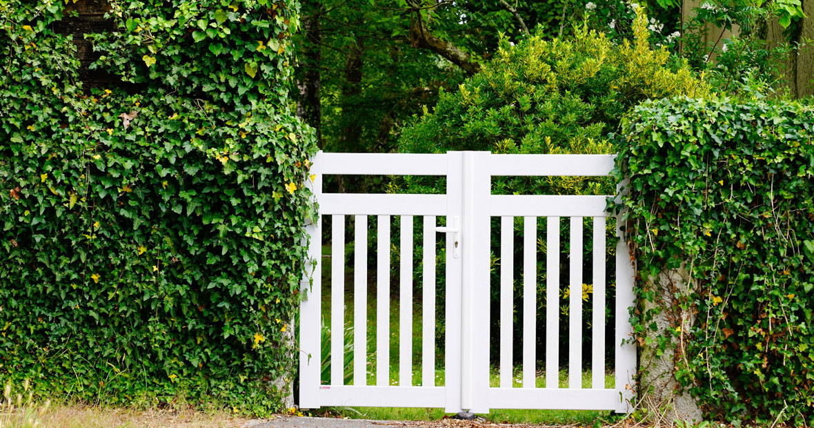 portillon en aluminium
