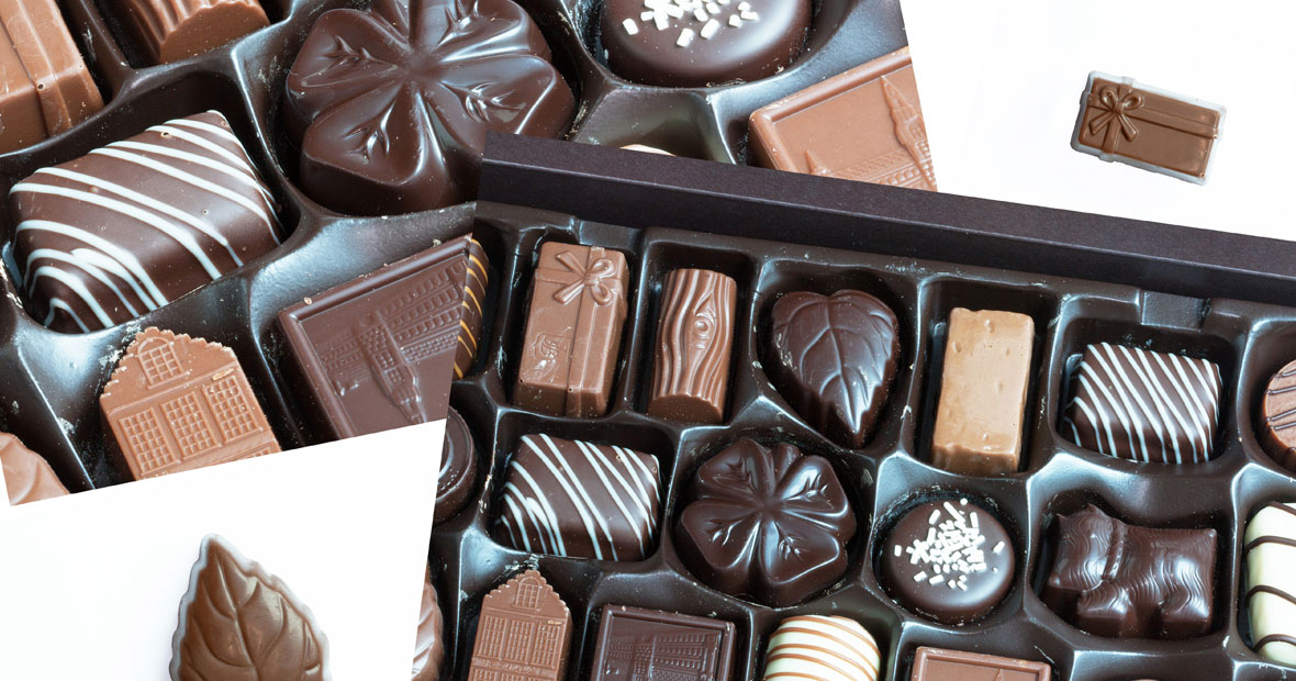 coffrets de chocolats